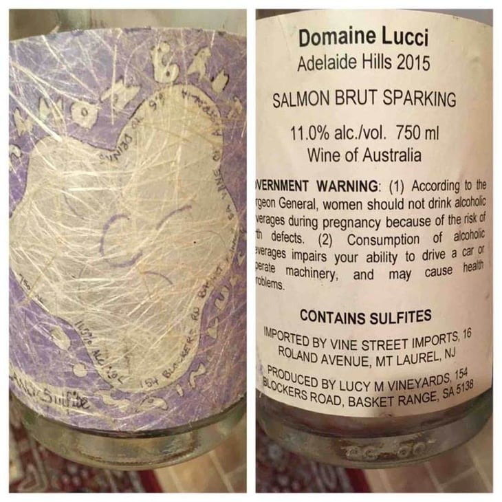 Salmon Brut Sparkling - Lucy Margaux Vineyards - anton-van-klopper 