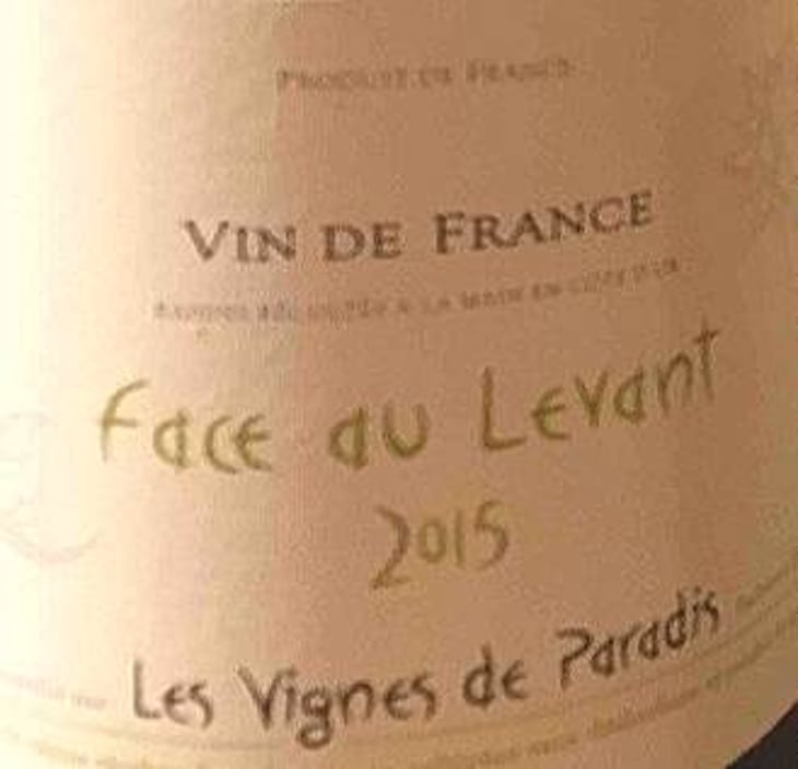 Face Au Levant - Les Vignes de Paradis - dominique-lucas 