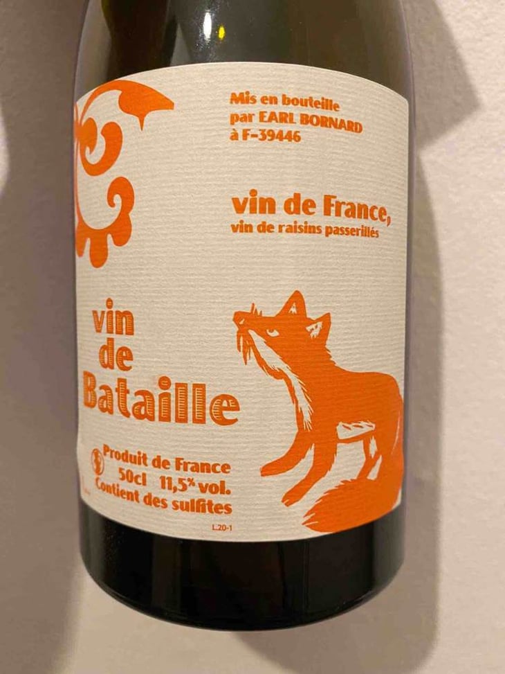 Vin De Bataille (doux) - Domaine Bornard - tony-bornard -2020