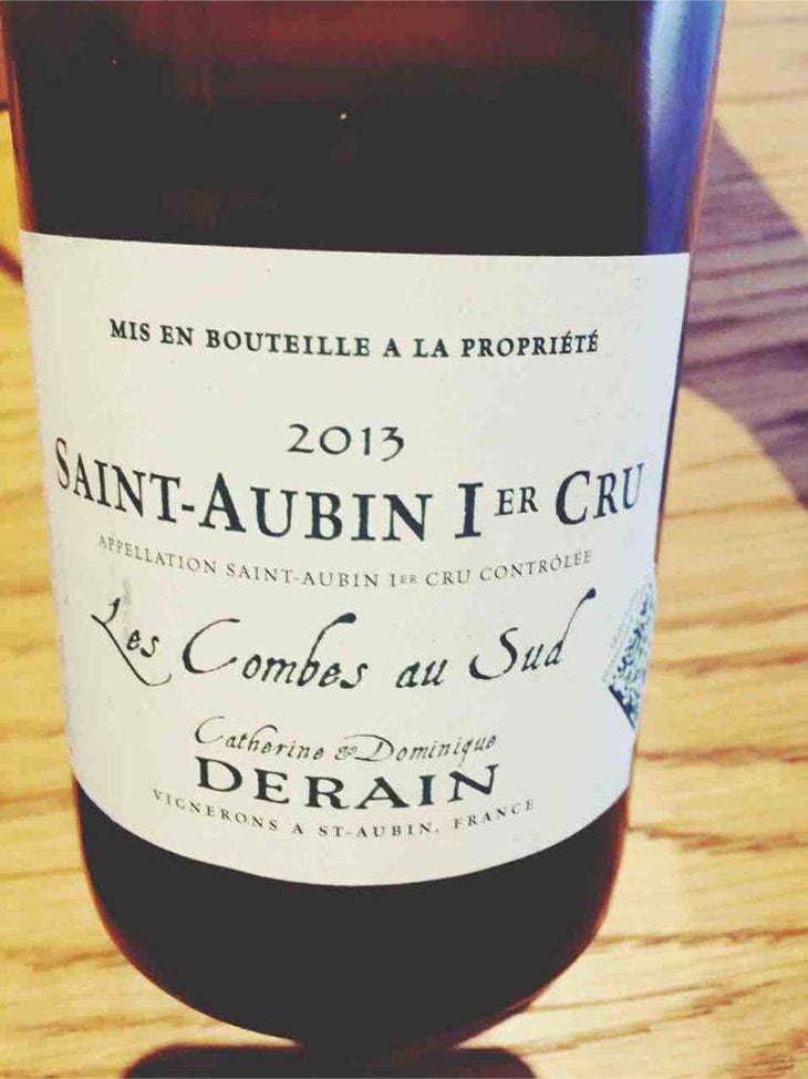 Saint-Aubin 1er Cru, Les Combes au Sud - Domaine Derain - julien-altaber-carole-shwab-domique-derain 