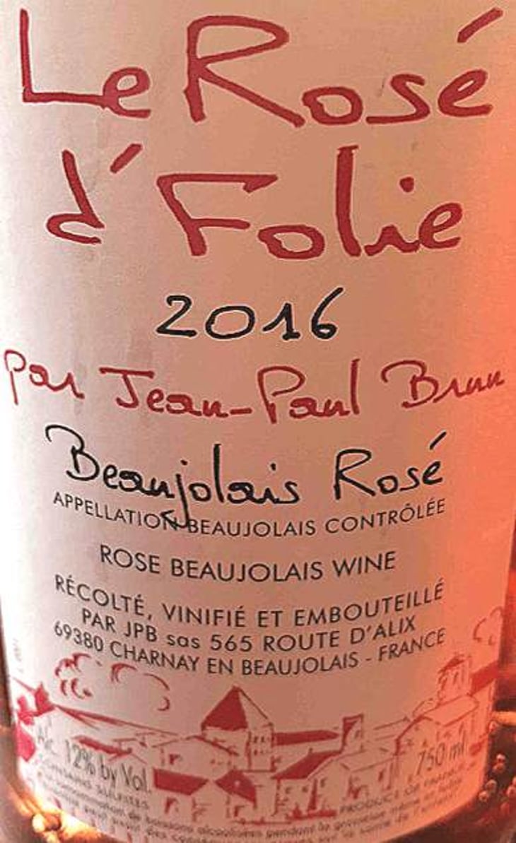 Le Rosé D’Folie - Domaine des Terres Dorées - jean-paul-brun 