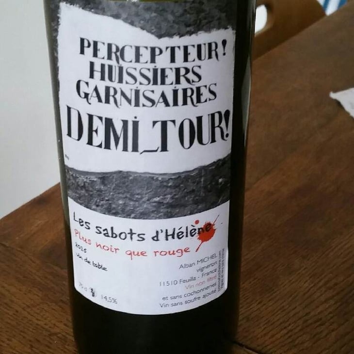 Plus Noir Que Rouge - Les Sabots d'Hélène - alban-michel 