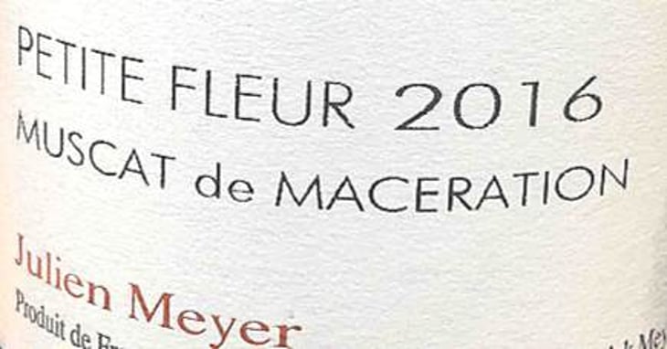 Petite Fleur Muscat de Macération - Domaine Julien Meyer - patrick-meyer 