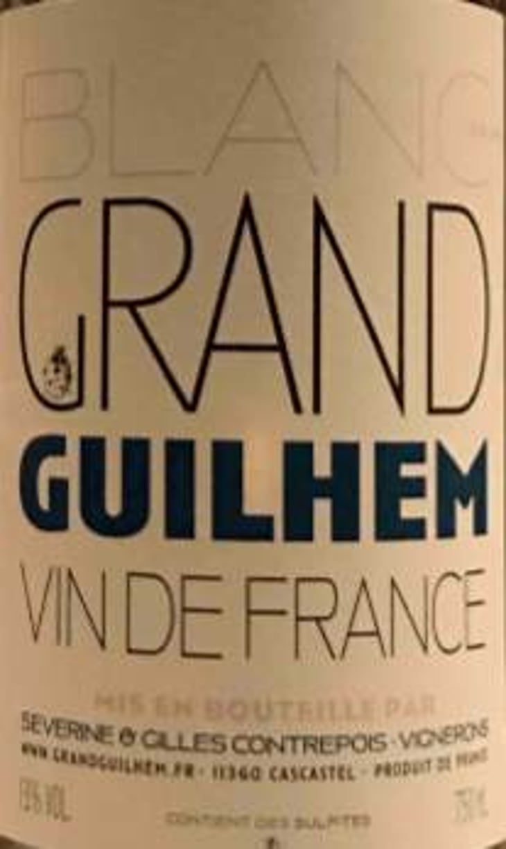 Blanc Grand Guilhem - Domaine Grand Guilhem - severine-et-gilles-contrepois 