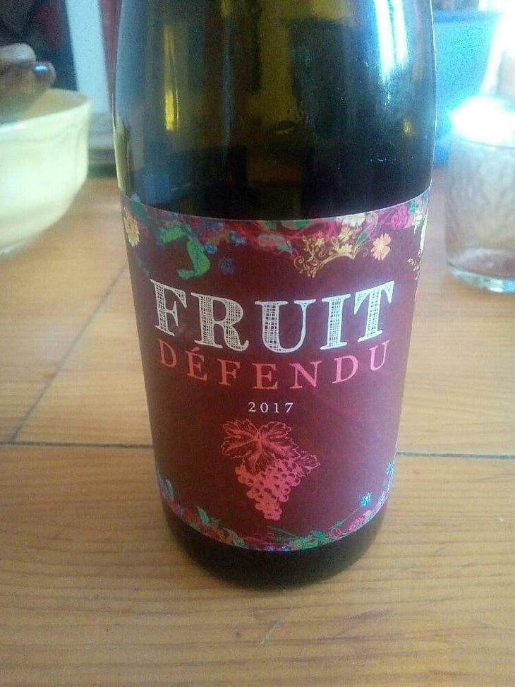 Fruit Défendu - Scea Vins De Copains - Orgamic 