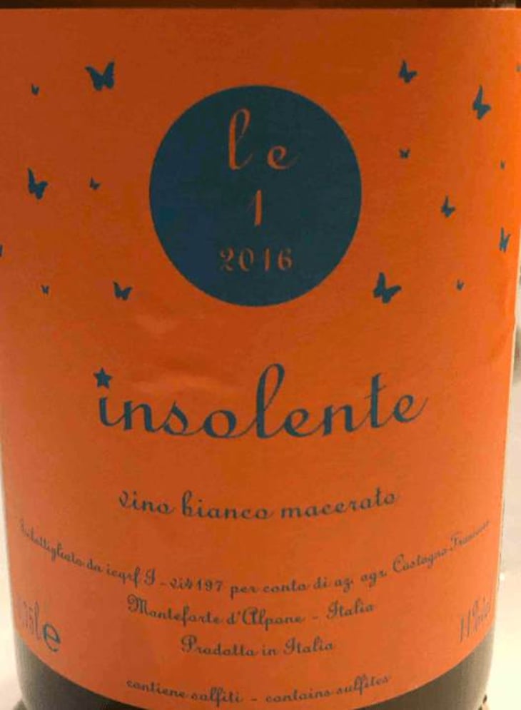 Vino Bianco Macerato - Insolente Vini - Luca Elettri 