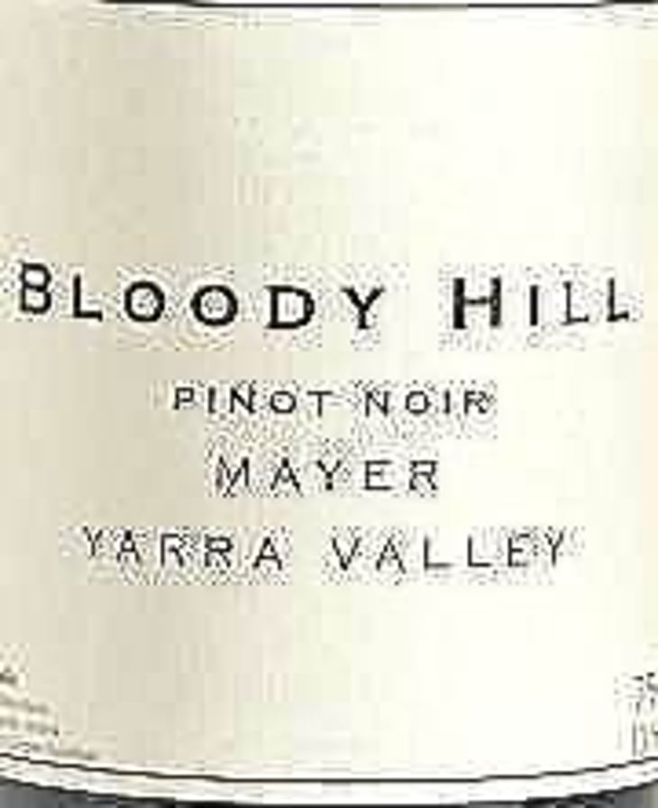 Bloody Hill Pinot Noir - Mayer - timo-mayer 