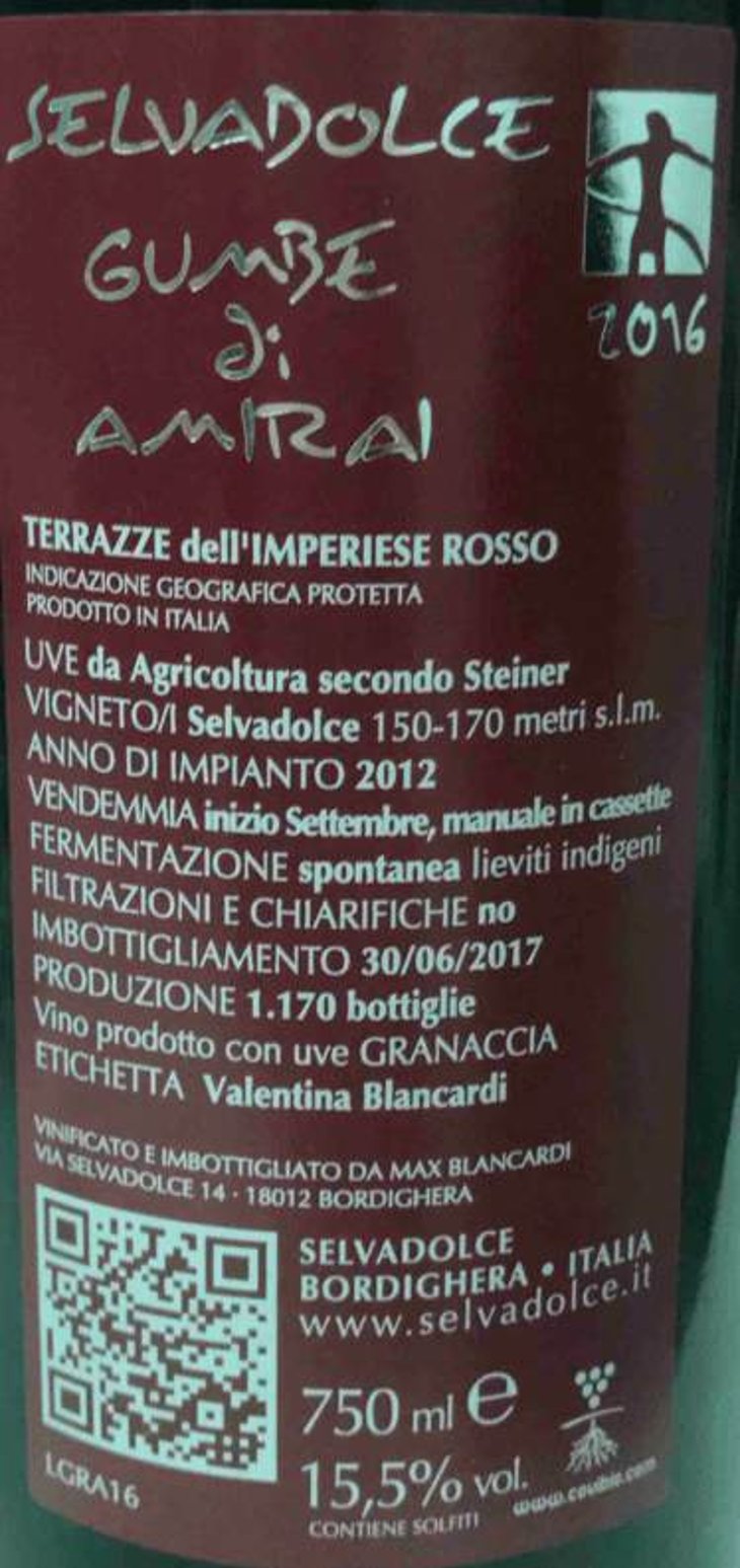 Gumbe Di Amirai - Tenuta Selvadolce - aris-blancardi 