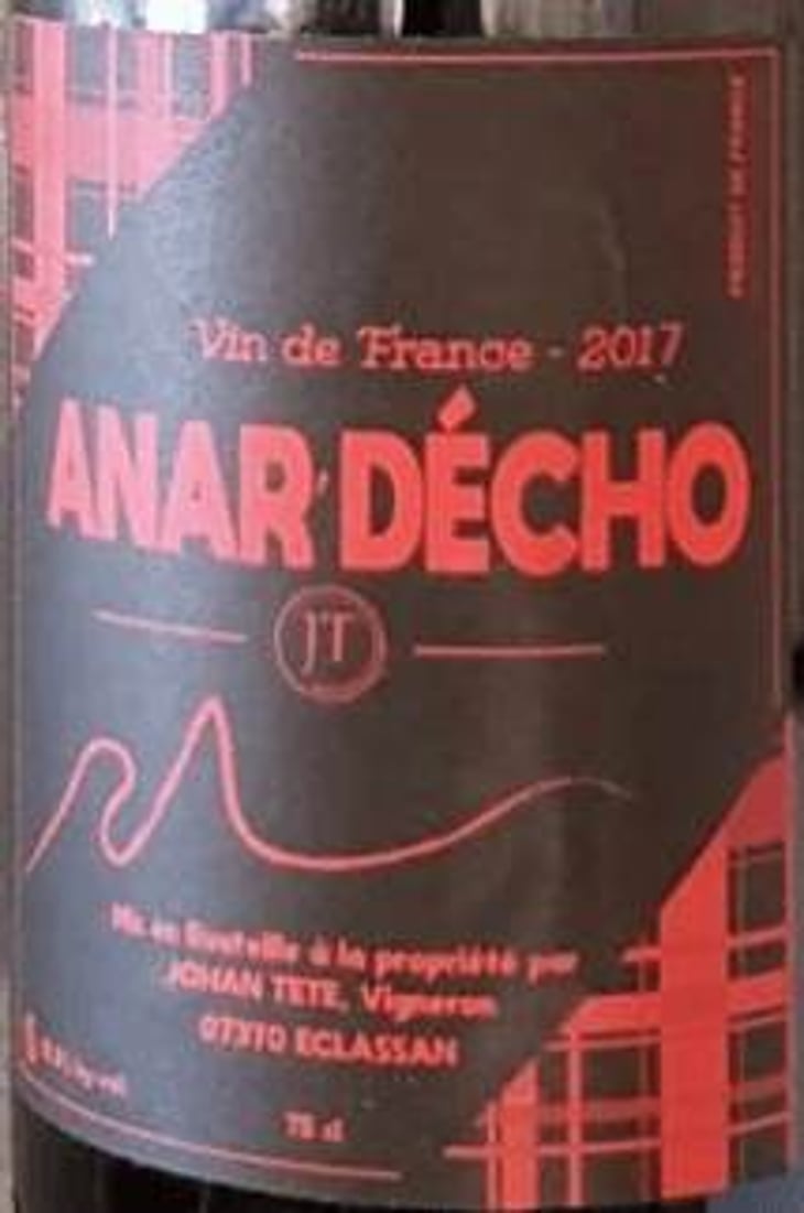 Anar Decho - Domaine Johan Tete - johan-tete 