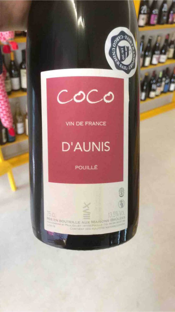 Coco D’Aunis - Domaine des Maisons Brûlées - corinne-paul-gillet 