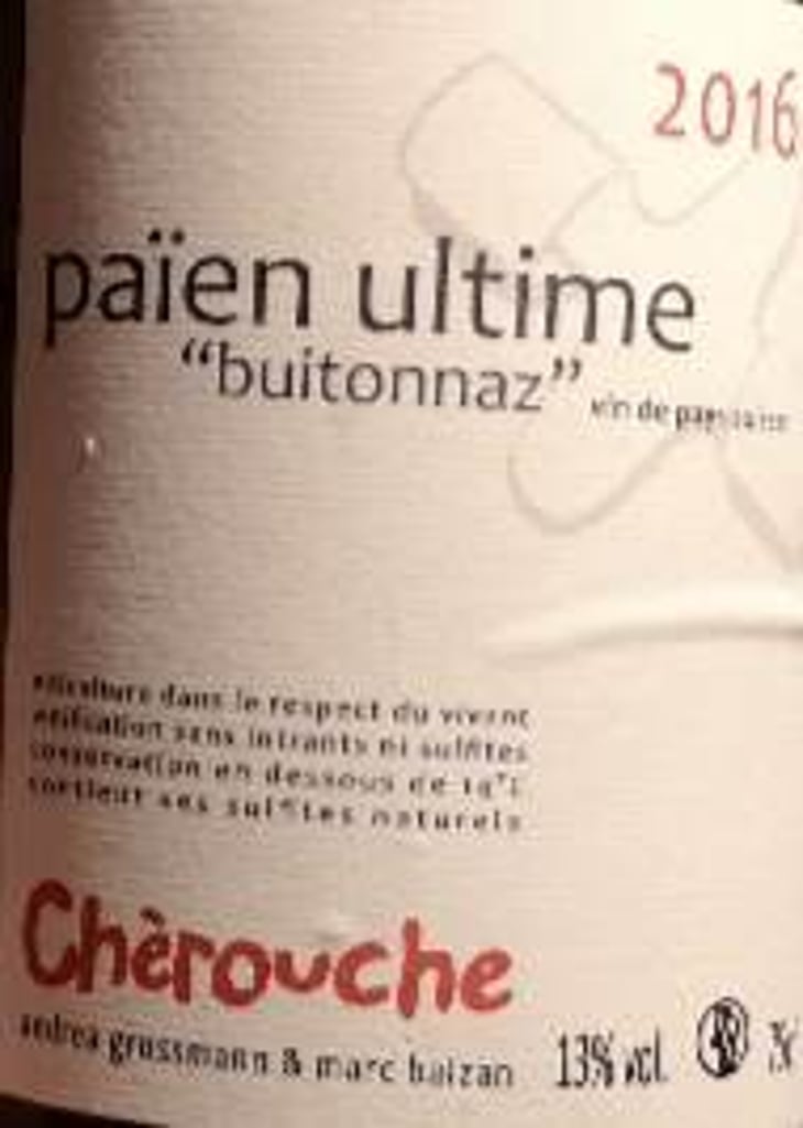 Païen Ultime - Domaine de Chèrouche - andrea-grossmann-marc-balzan 