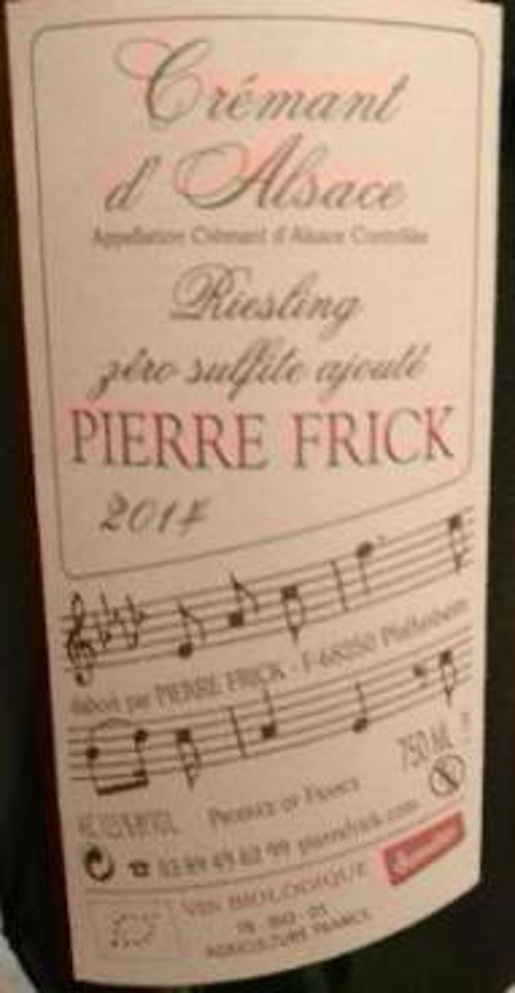 Crémant D’Alsace Riesling - Domaine Pierre Frick - jean-pierre-chantal-et-thomas-frick 