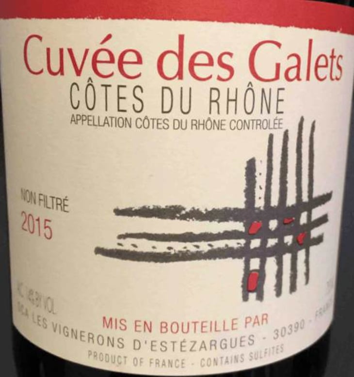 Cuvée des Galets - Les Vignerons d'Estézargues - Les Vignerons d'Estézargues 
