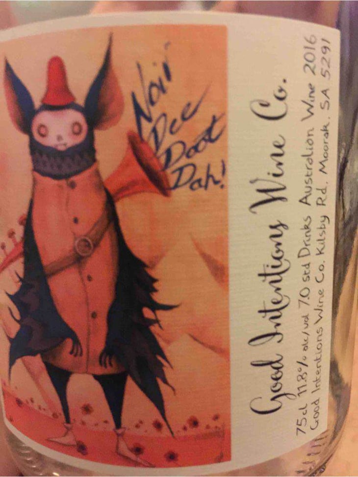 Noir Dee Doot Dah! - Good Intentions Wine Co. - andrew-burchell-brock-alford 