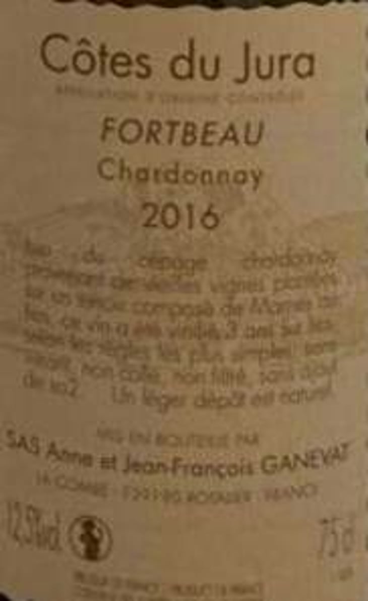 Fortbeau - Domaine Ganevat - anne-jean-francois-ganevat 