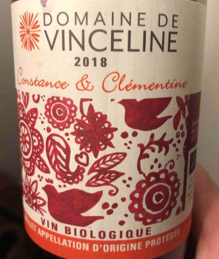Constance & Clémentine Rouge - Domaine De Vinceline - vincent-celine-dauby 