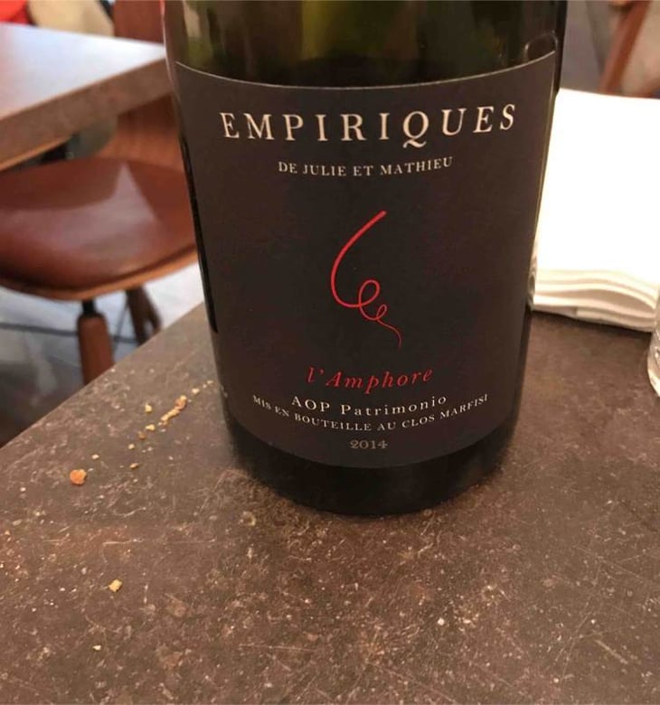 Empiriques l'Amphore - Clos Marfisi - julie-mathieu-marfisi 