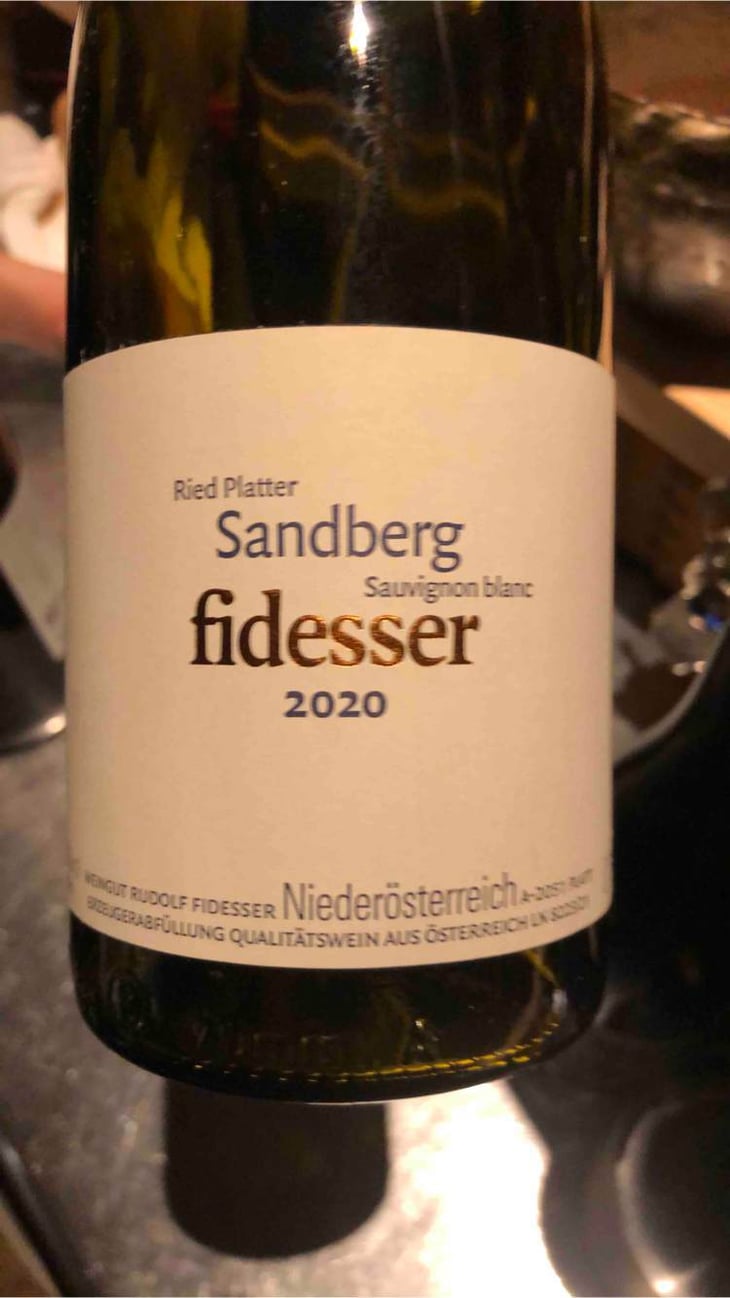 Sandberg Sauvignon Blanc - Weingut Rudolf Fidesser - rudolf-fidesser -2020