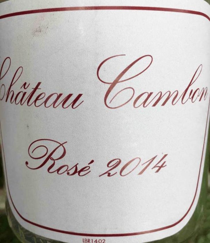 Rosé - Château Cambon - alexandre-iwasuila-marie-lapierre-jean-claude-chanudet 