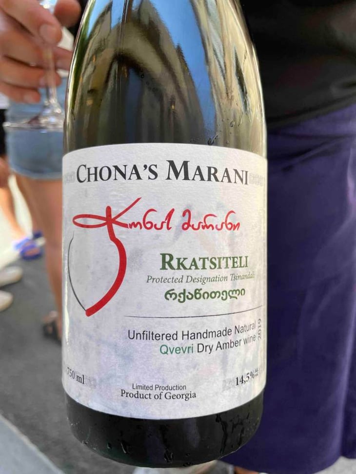 Rkatsiteli - Chona’s Marani - mikheil-chonishvili -2019
