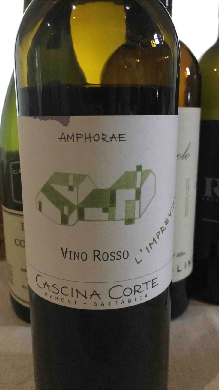 L’Imprevisto Vino Rosso Amphorae - Cascina corte - alessandro-barosi 