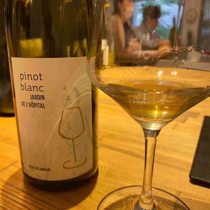 Pinot blanc Jardin de l'Hopital - Lucie Colombain - eric-jean-marie-colombain 