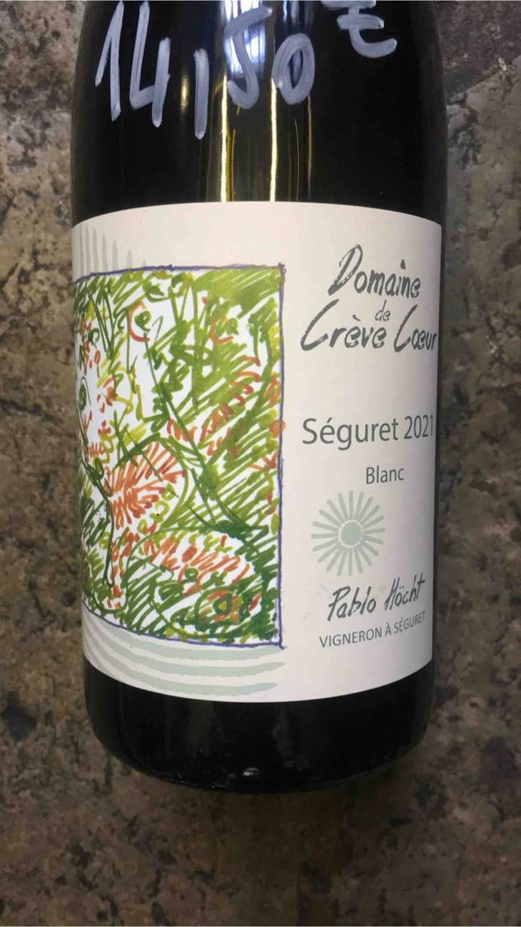 Séguret Blanc - Domaine Du Crève Cœur - pablo-hocht -2021