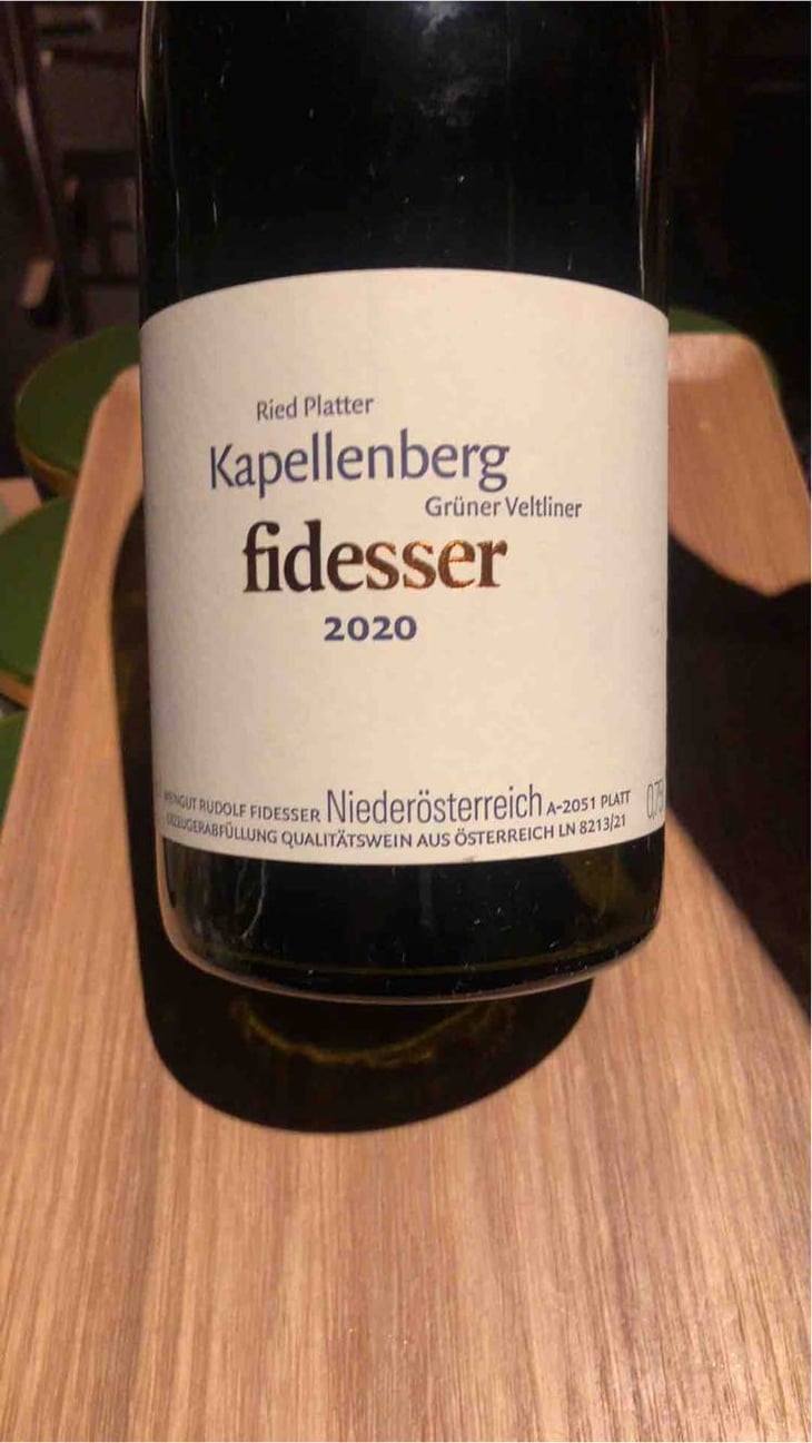 Kapellenberg Gruner Veltliner - Weingut Rudolf Fidesser - rudolf-fidesser -2020