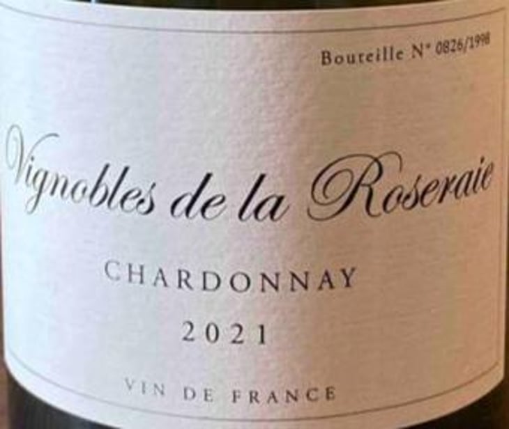 Chardonnay - Domaine De La Roseraie - julien-petitjean -2021