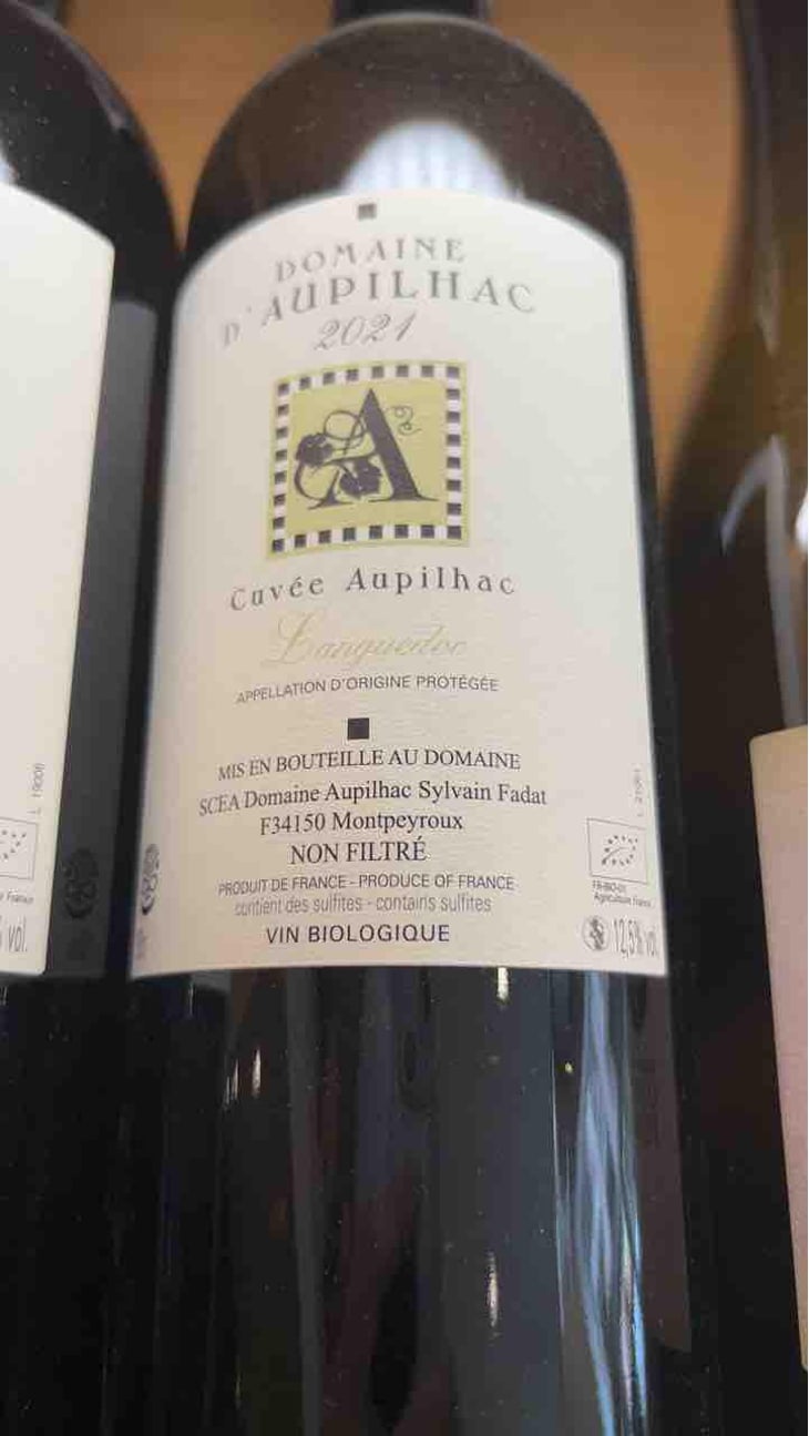 Cuvée Aupilhac - Domaine d'Aupilhac - desiree-sylvain-fadat 