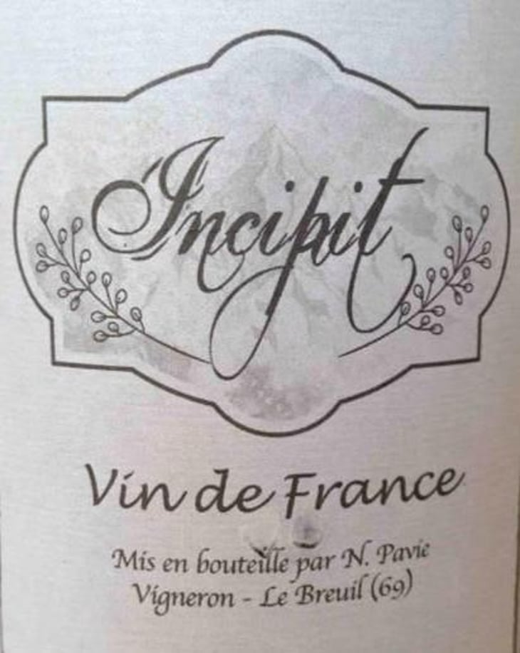 Incipit