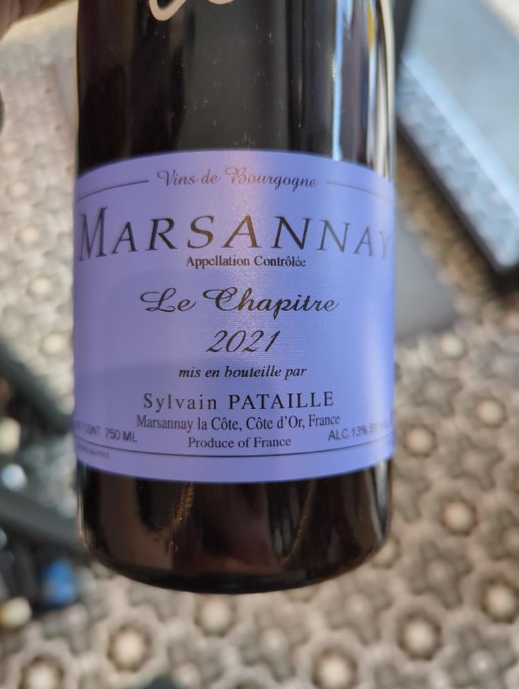 Marsannay "Le Chapitre" - Sylvain Pataille - sylvain-pataille -2021