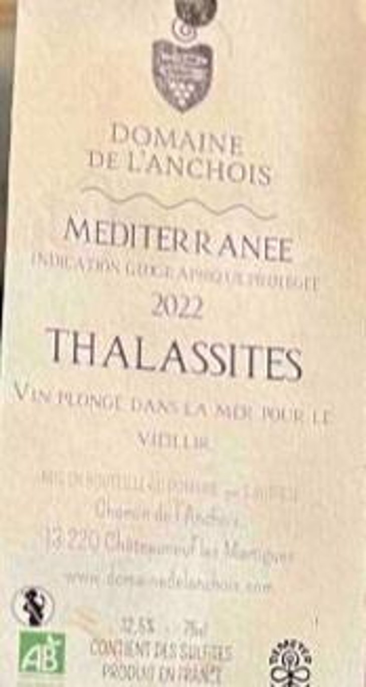 Thalassites - Domaine de l'Anchois - stephan-buffille -2022