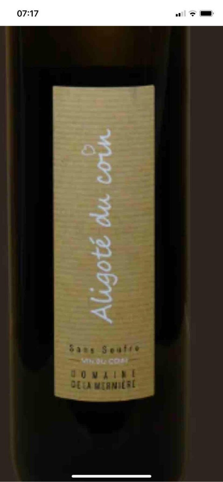Aligoté Du Coin - Domaine de la Mermière - Vins du Coin - yves-christophe-justine-batardon 
