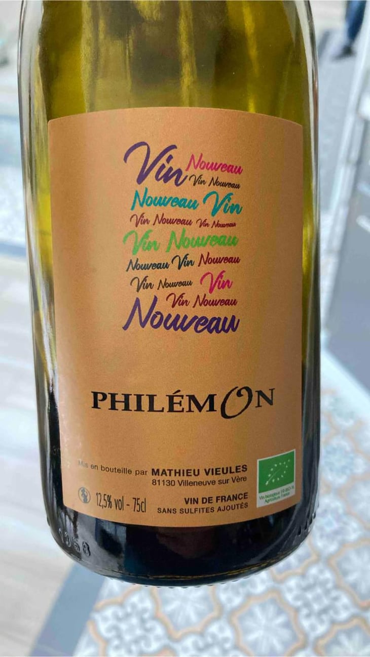 Vin Nouveau - Domaine Philémon - mathieu-vieules -2022