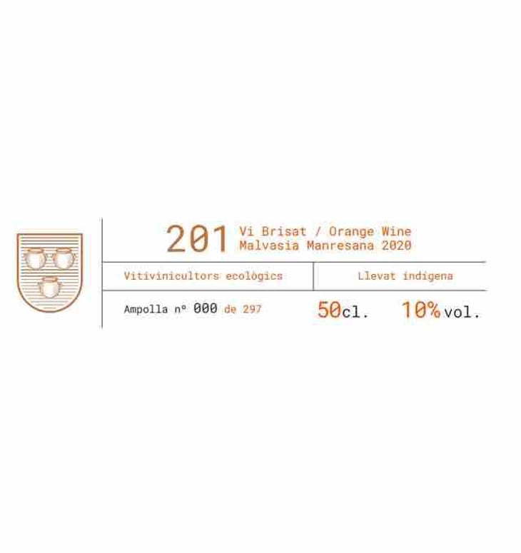 201 Vi Brisat / Orange Wine - Heretat Oller del Mas - carles-muray-frank-margenat 