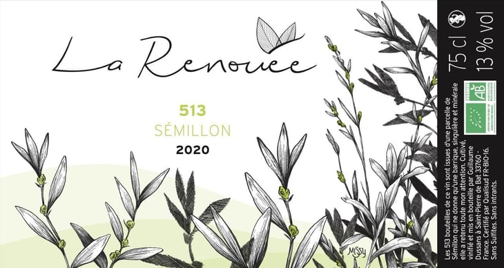 513 Sémillon - Domaine de la Renouée - guillaume-dussans 