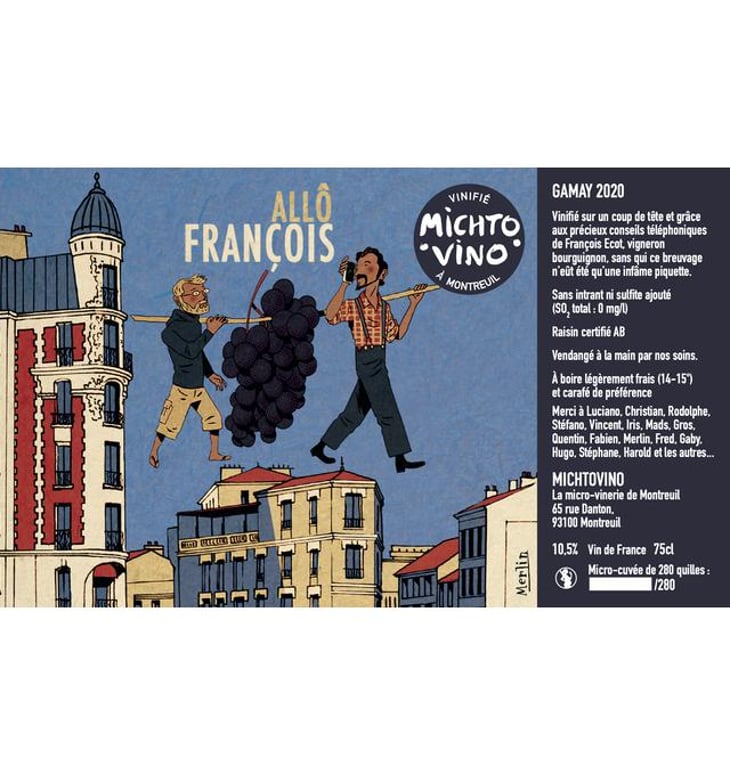 Allô François - Michto Vino - florent-sabourin-marc-levent-eric-tachin 