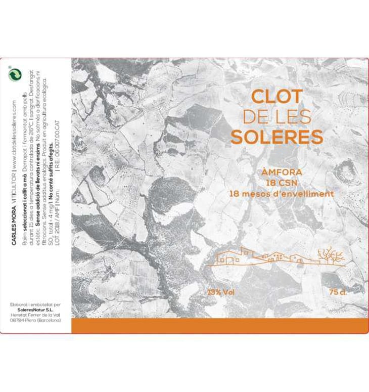 Àmfora 18 CSN (18 mesos d’envelliment) - Clot de les Soleres - montse-i-carles-mora-ferrer 