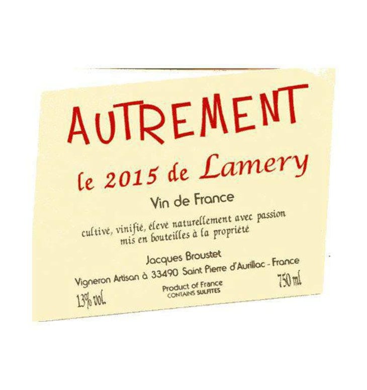 Autrement - Château Lamery - jacques-broustet 