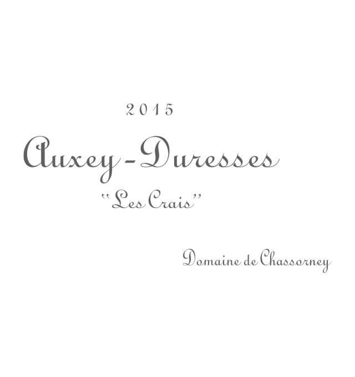 Auxey-Duresses "Les Crais" (rouge)