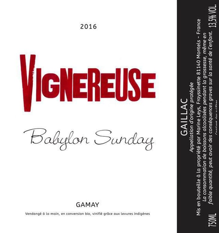 Babylon Sunday - La Vignereuse - marine-leys 