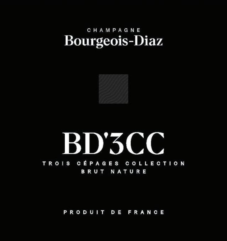 BD'3CC - Brut Nature Millésimé - Champagne Bourgeois-Diaz - jerome-charlotte-bourgeois -2016