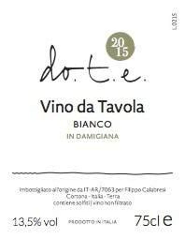 Bianco in Damigiana - Do.t.e. - filippo-calabresi 