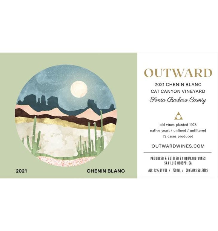 Cat Canyon Vineyard Chenin Blanc - Outward Wines - natalie-siddique-ryan-pace 