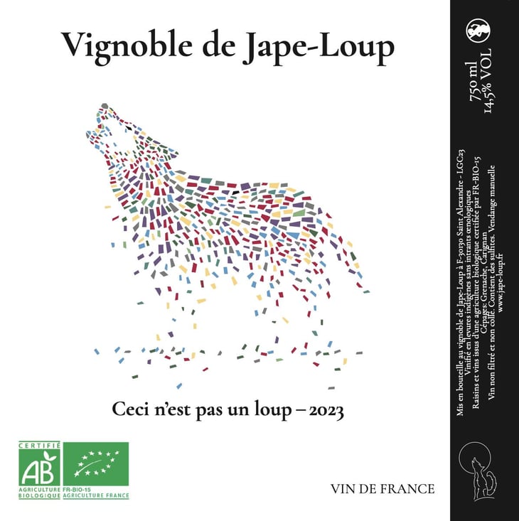 Ceci n’est pas un loup - Vignoble de Jape-loup - david-theunis -2023