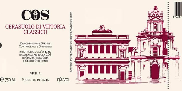 Cerasuolo di Vittoria Classico - COS - giambattista-cilia-cirino-strano-giusto-occhipinti 