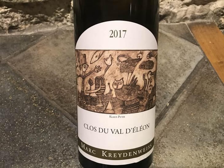 Clos du Val d’Éléon (Klaus Puth Label) - Marc Kreydenweiss (Andlau) - antoine-kreydenweiss -2017