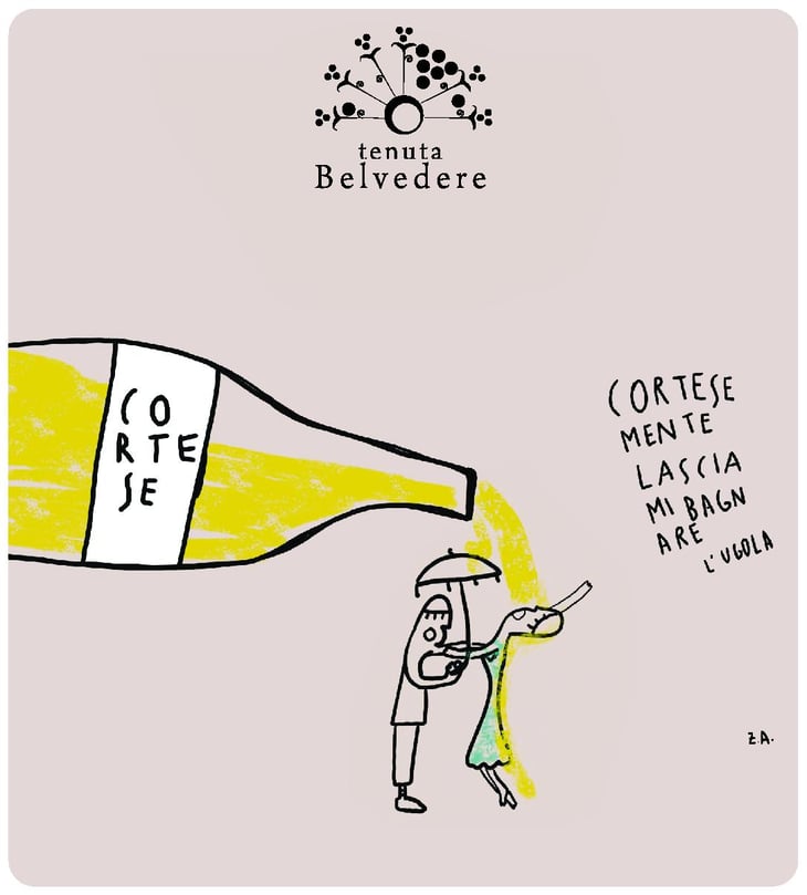 Cortesemente lasciami bagnare l'ugola - Tenuta Belvedere - gianluca-cabrini -2019