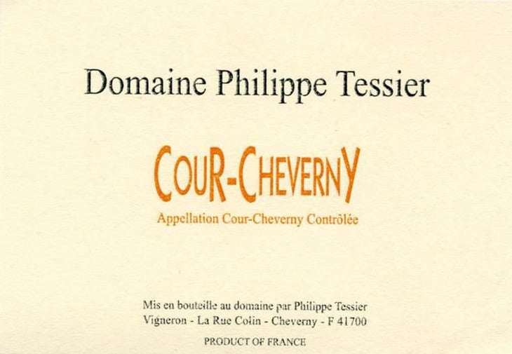 Cour Cheverny (label from 2020) - Philippe Tessier - philippe-et-simon-tessier 